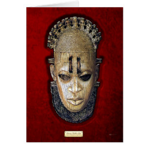 Reine mère Idia - masque en ivoire d'Edo sur le