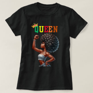 Reine Nubienne : Serrer le T-shirt féminin