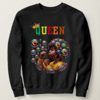 Reine Nubienne : sweatshirt des femmes au pouvoir