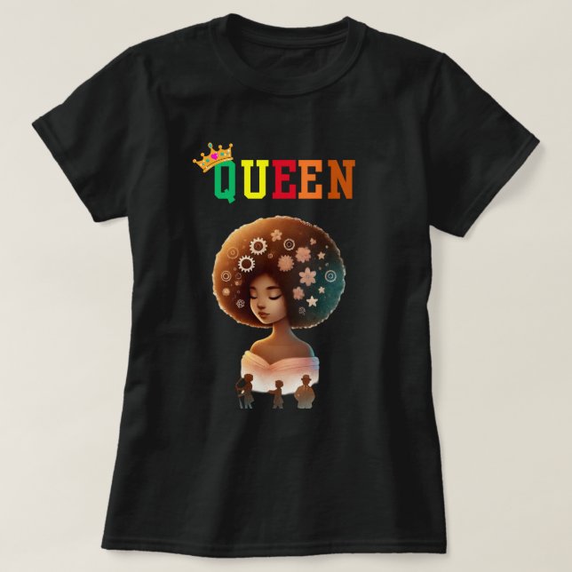 Reine Nubienne : T-shirt Femme Fro Sho (Design devant)