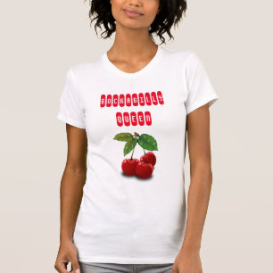 Reine Rockabilly Punk Cerises Chemise Tshirt