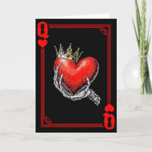 Reine Roi des cœurs Carte à jouer Couple Correspon
