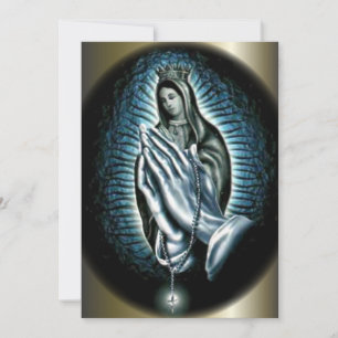 Reine Vierge Marie - Mains de prière
