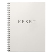 Réinitialiser – Cahier de typographie minimal