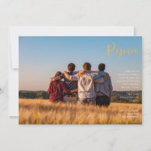 Rejoice Holiday Carte photo religieux