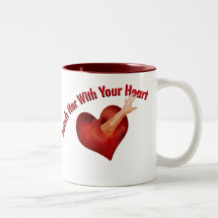 Rejoignez-La Avec Votre Mug Coeur