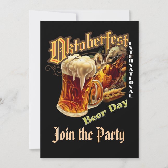 Rejoignez la fête d'Oktoberfest (Devant)