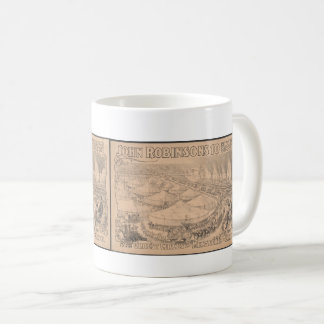Rejoignez le cirque ! Mug de café en verre dépoli