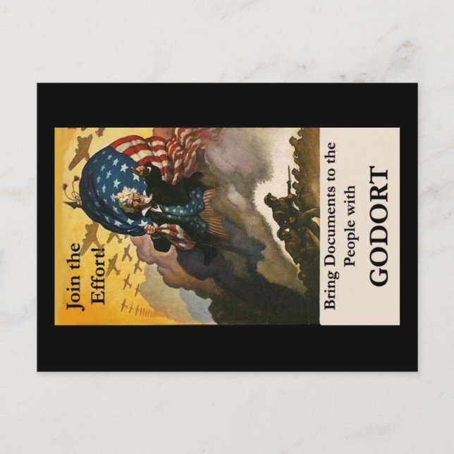 Rejoignez l'Effort ! Carte postale (Devant)