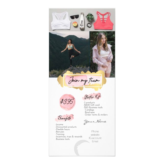 Rejoignez ma carte Team Zyia (Devant)