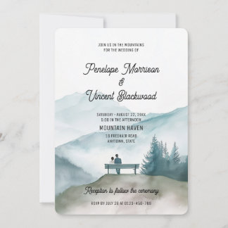 Rejoignez-nous dans les montagnes Invitation