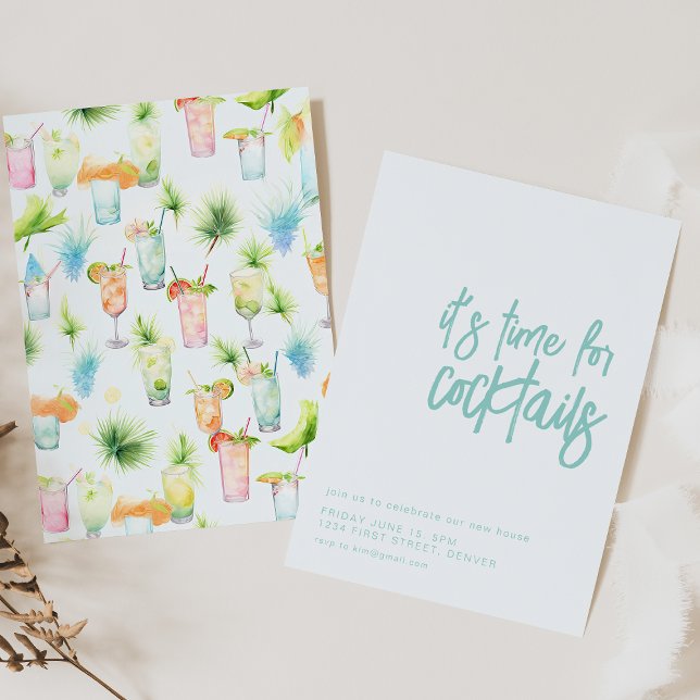 Rejoignez-Nous Pour Les Cocktails Invitation De La (Créateur téléchargé)