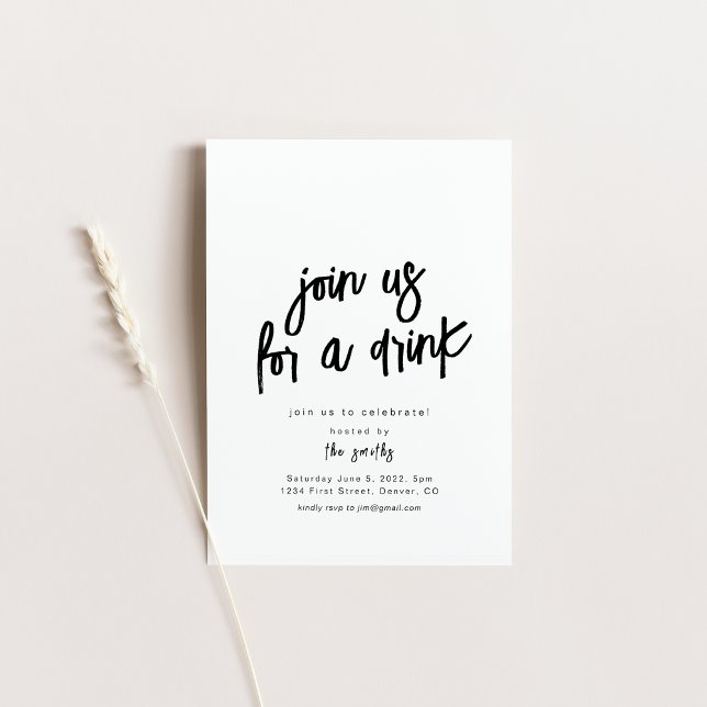 Rejoignez-nous pour une invitation à une soirée bo (Créateur téléchargé)