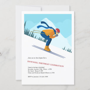 Rejoignez-Nous Sur Les Pistes Invitation à la Fête
