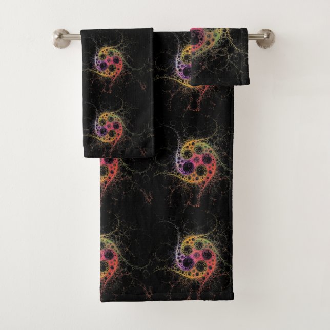 Rejoint à l'ensemble de serviettes de bain Centre (En situation)