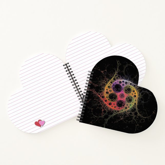 Rejoint au Carnet Spiral en forme de coeur du Cent (Intérieur)