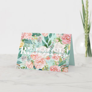 REJOIX Floral ! Carte Pâques