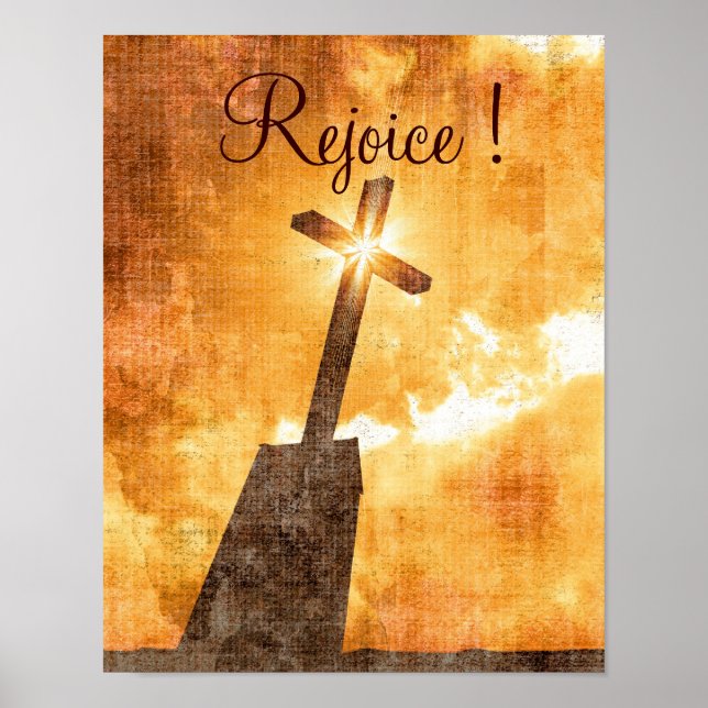 Réjouissez-vous ! Affiche imprimée (Devant)