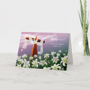 Réjouissez-vous. Cartes religieuses chrétiennes de