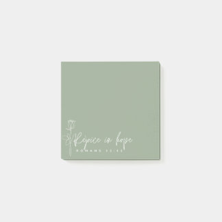 Réjouissez-vous dans l'espoir Post-it Notes