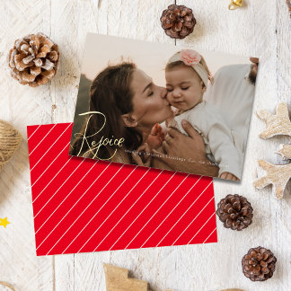 Réjouissez-vous des Bénédictions de Noël Carte pho