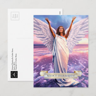 Réjouissez-vous ! Jésus est ressuscité. Carte post