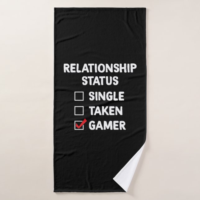 Relation Cadeau Gamer Avec Gamer (Serviette de bain)