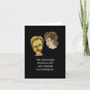 Relation humoristique de la carte de voeux des con