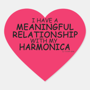 Relation significative Sticker Coeur Harmonica