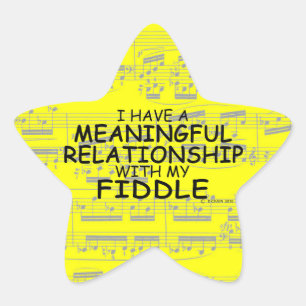 Relation significative Sticker Fiddle Star