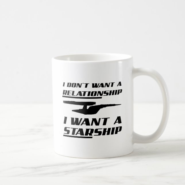 Relation Starship Funny Mug (Droite)