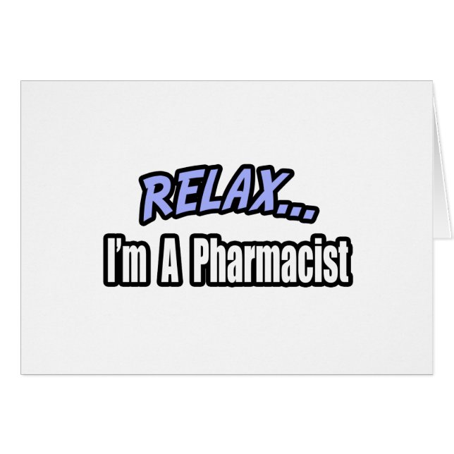 Relax, je suis pharmacien (Devant horizontal)