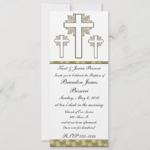 Religieux, baptême, Faire-part de confirmation