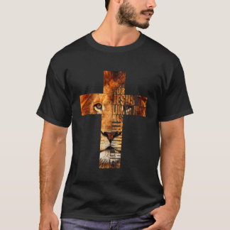 Religieux Chrétienne TShirt Jésus le Lion de Juda