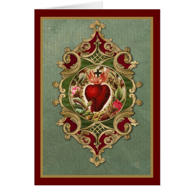 Religieux Sacré Coeur Jésus Prière catholique (Devant)