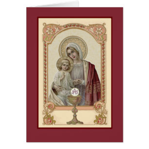 Religion catholique Vierge Marie Prière eucharisti