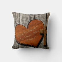 Religion chrétienne Oreiller décoratif croisé