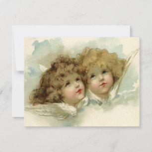 Religion Vintage, Anges Victoriennes dans les Nuag