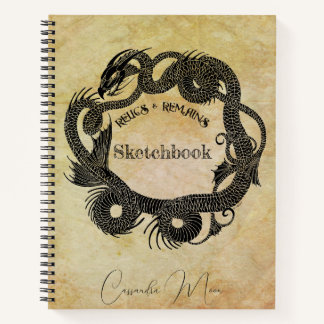 Reliques & Restes Carnet de croquis de dragon pers
