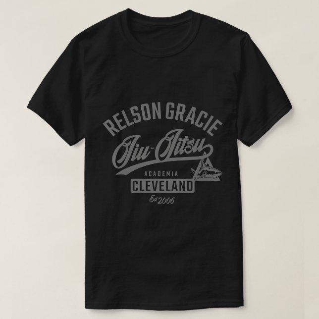 Relson Gracie Cleveland Jiu-Jitsu T-Shirt (Design devant)