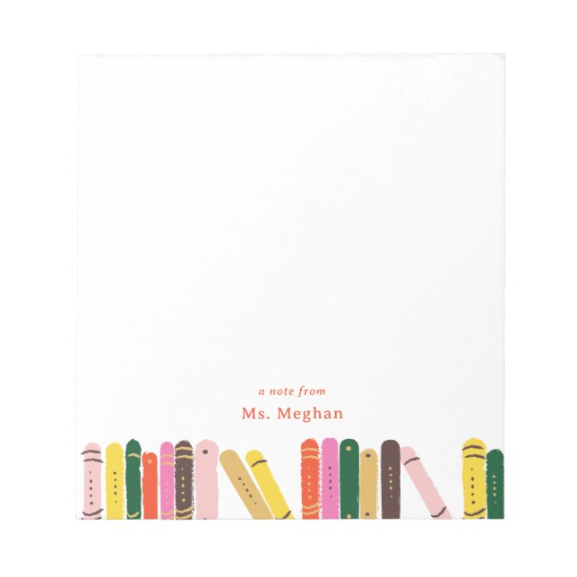 Remarque de ver de livre du Bloc-notes personnalis (Devant)