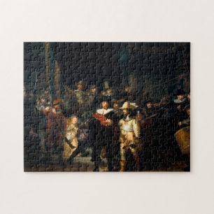 Rembrandt le puzzle de montre de nuit