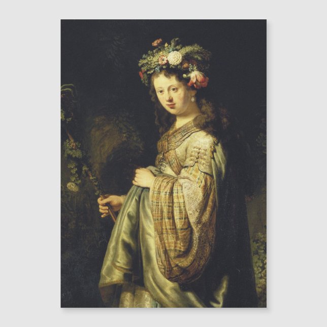 Rembrandt - Saskia As Flora (Devant)