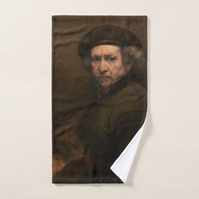 Rembrandt Self Portrait : Peintre Néerlandais de l (Serviette à main)