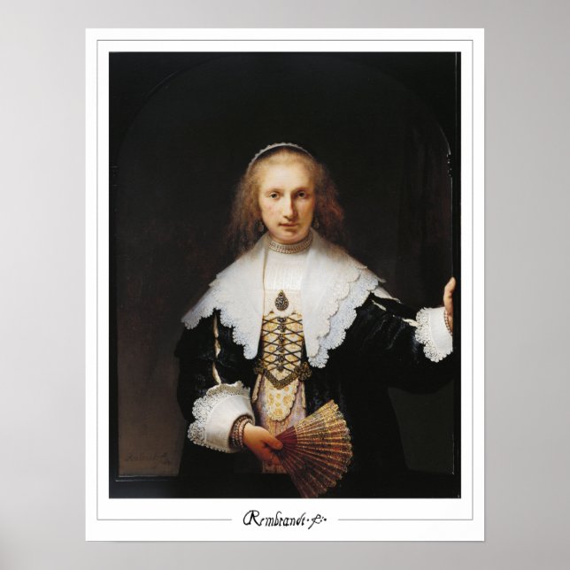 Rembrandt van Rijn Zedign Art Poster #212 (Devant)