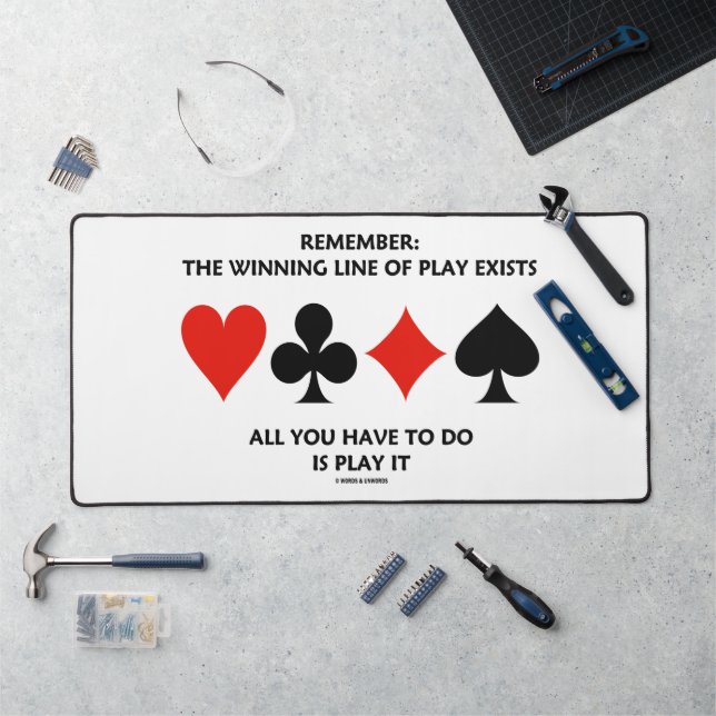 Remember : The Winning Line Of Play Exists Bridge (Poste de travail)
