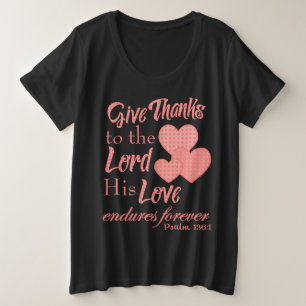 Remercie le Seigneur Bible Verse Shirts