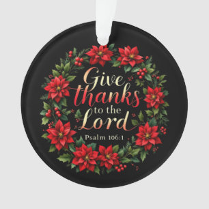 Remercie le Seigneur d'accepter la Gratitude et la