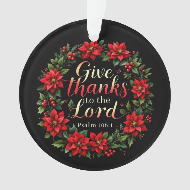 Remercie le Seigneur d'accepter la Gratitude et la (devant)