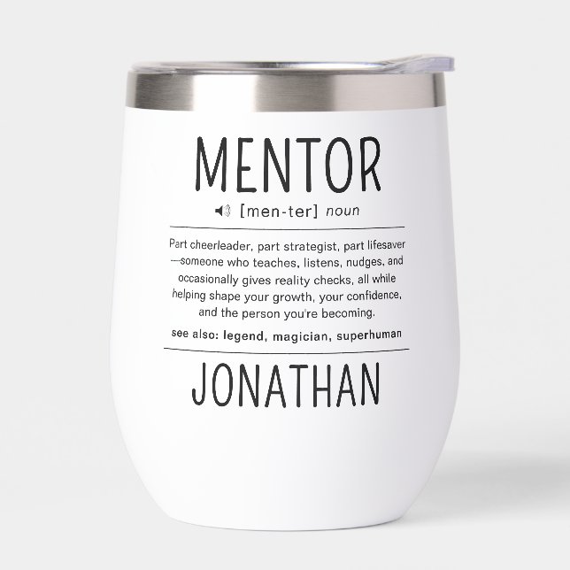 Remerciement de mentor coach conseiller drôle pers (Gauche)